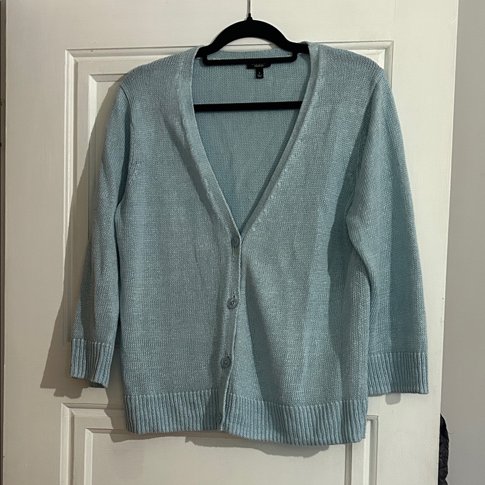 Talbots Light Blue Women's Cardigan